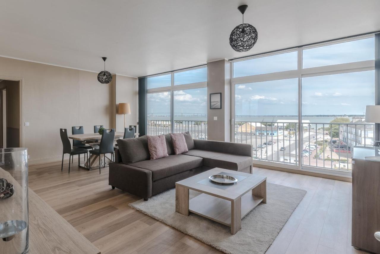 Appartement De 90M Vue Sur Le Port Saint-Nazaire  Kültér fotó