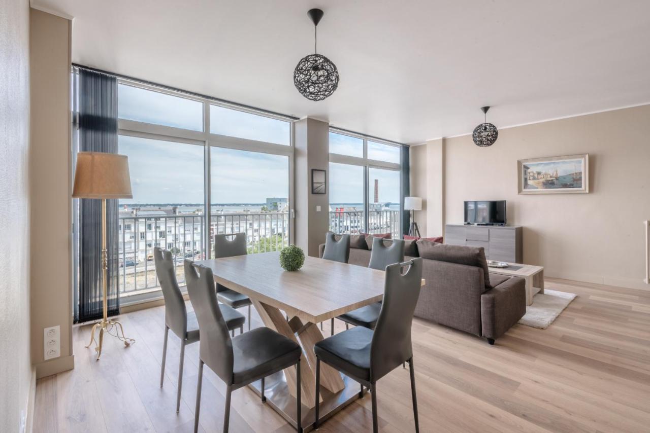 Appartement De 90M Vue Sur Le Port Saint-Nazaire  Kültér fotó